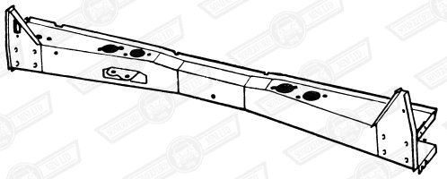 DASH CROSSMEMBER ASSY.'75 SOLID SUB,WAX CARB,MINI