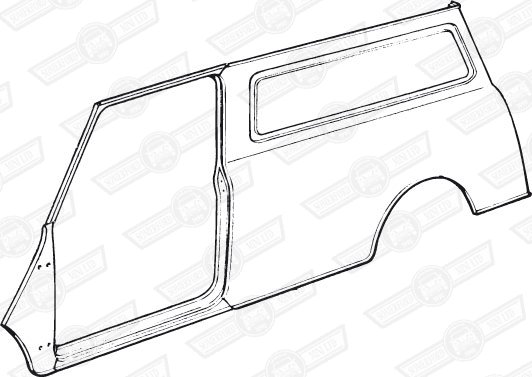 BODY SIDE ASSEMBLY-L.H. VAN