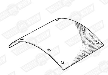 BLANKING PLATE-REMOTE GEARLEVER HOLE IN TUNNEL