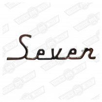 BADGE-'SEVEN' -BOOT LID-EARLY MK1