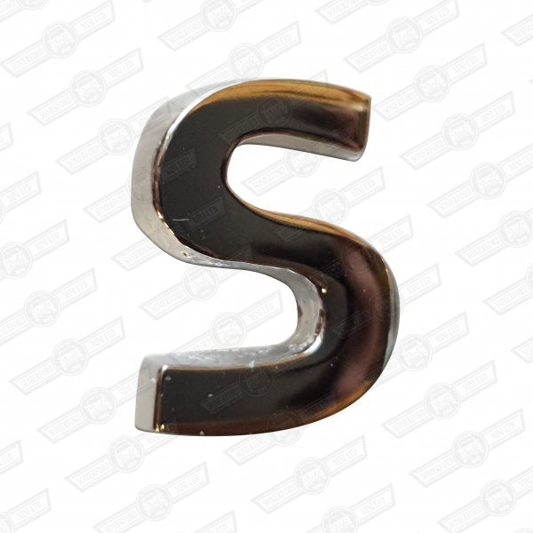 BADGE-'S' SCRIPT-SMALL-MK1