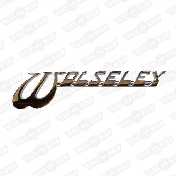 BADGE-BOOTLID- 'WOLSELEY'