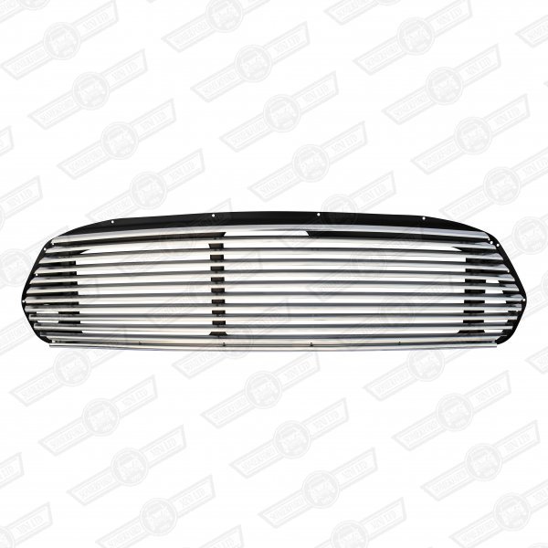 GRILLE-11 SLATS-BRIGHT FINISH-INTERNAL BONNET RELEASE