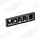 BADGE-BOOT LID-'MORRIS'-'69-'75-EXPORT ONLY