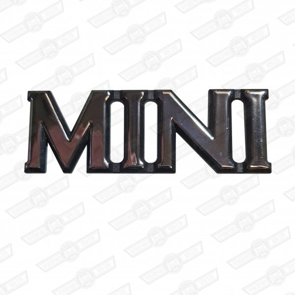 BADGE-BOOT LID-' MINI'-CHROME-'91-'96