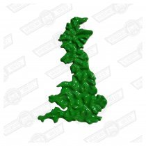 BADGE-GRILLE- GREEN G.B. MAP- PAUL SMITH