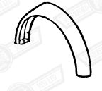 FLARE-REAR WHEEL ARCH-RH-PRIMED-LAMM CABRIOLET