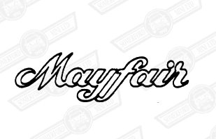 DECAL-BOOTLID-'MAYFAIR'-GOLD-'82-'88