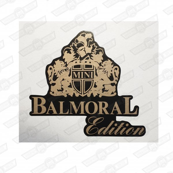 DECAL-BODYSIDE-'BALMORAL'-CHARCOAL CARS GENUINE ROVER