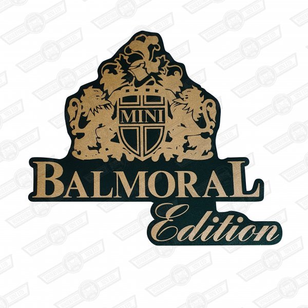 DECAL-BOOTLID-'BALMORAL'-GREEN CARS GENUINE ROVER