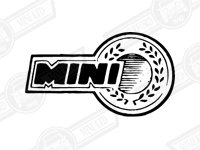 BADGE-PAD-'MINI'-STEERING WHEEL-MINI SPECIAL-UK ONLY