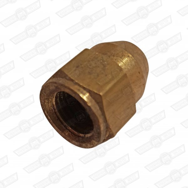 TUBE NUT-BRASS, BRAKE PIPE UNION-3/8'' UNF FEMALE