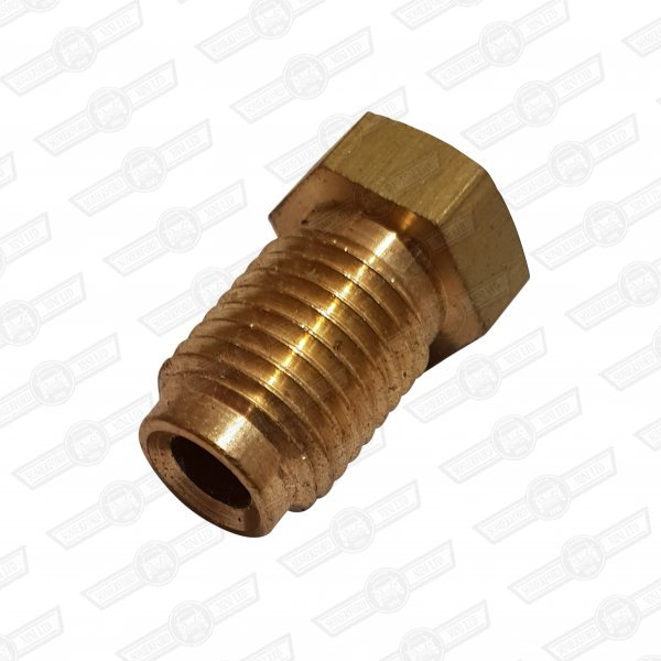 TUBE NUT-BRASS,BRAKE UNION-7/16'' UNF, MALE