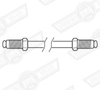 BRAKE PIPE-CUNIFER 12'' LONG-2 x M10 MALE UNIONS