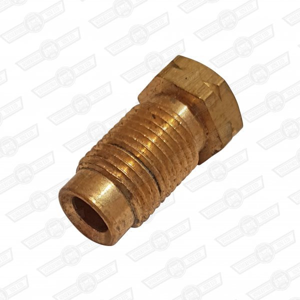 TUBE NUT-BRASS, BRAKE PIPE UNION-M10-MALE