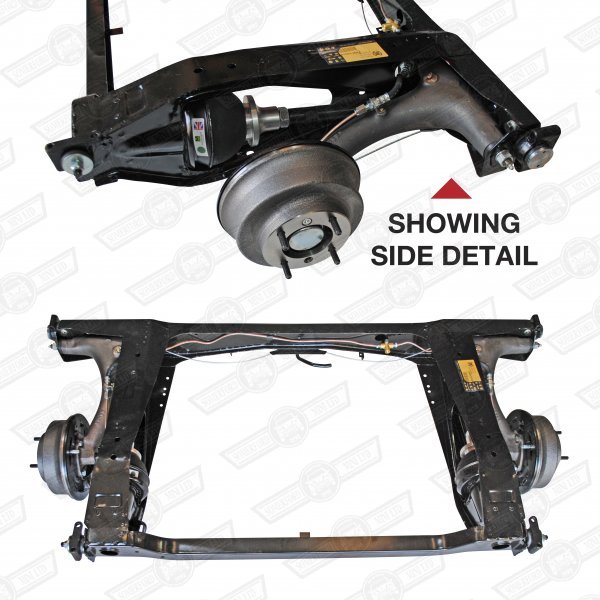 REAR SUBFRAME ASSY+ RUNNING GEAR-'76 ON