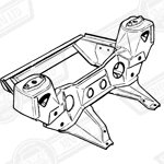 SUBFRAME-FRONT-DRY-SOLID MOUNTED-AUTOMATIC-'64-'75