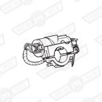 STEERING LOCK ASSY-'71-'75 (FACES SIDE)