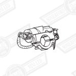 STEERING LOCK ASSY-'71-'75 (FACES SIDE)