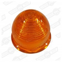 LENS- FRONT INDICATOR, AMBER PLASTIC, PRE '87