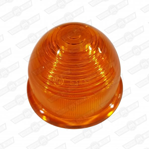 LENS- FRONT INDICATOR, AMBER PLASTIC, PRE '87