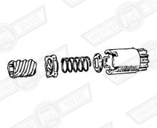 PINION AND BARREL SET-25075 INERTIA STARTER MOTOR