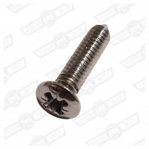 SCREW-COUNTERSUNK-CHROME-2BA x 3/4''