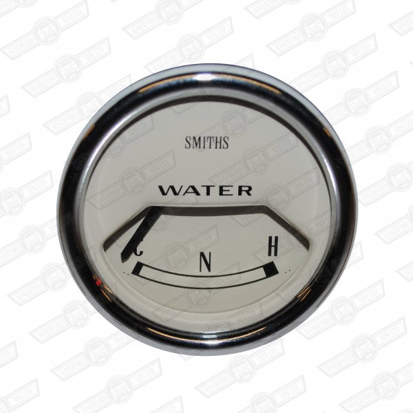 SMITHS WATER TEMP GAUGE-MAGNOLIA FACE ROUND BEZEL