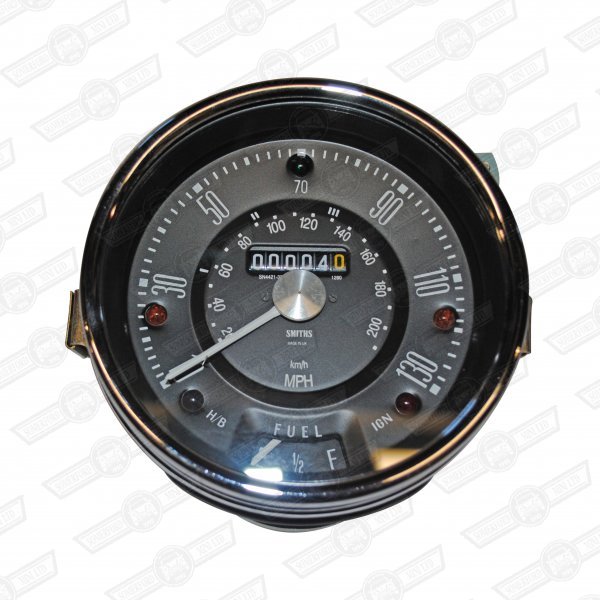 SMITHS SPEEDO-130mph BLACK- MK2/3 COOPER 'S'