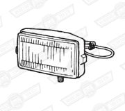 DRIVING LAMP-ROVER CABRIOLET-(RECTANGULAR)