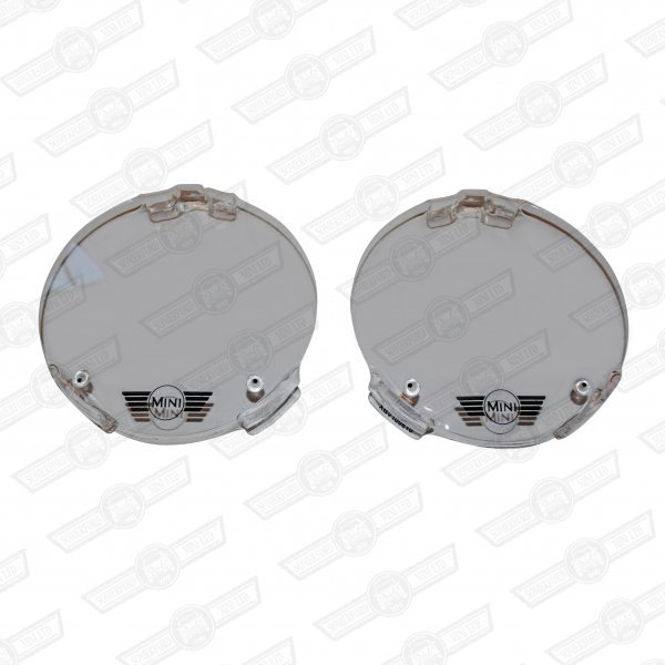 SPOTLAMP COVER-CLEAR MINI BRANDED-PAIR