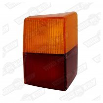 LENS-AMBER/RED-LUCAS REAR LAMP-MK3/4-RH