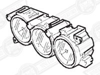 INSTRUMENT PACK ASSY-TRIPLE-KPH-MAYFAIR & LEs'89-'92