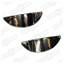 HEADLAMP PEAKS-PAIR, STAINLESS STEEL