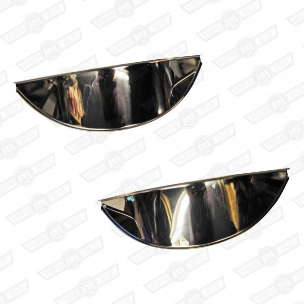 HEADLAMP PEAKS-PAIR, STAINLESS STEEL