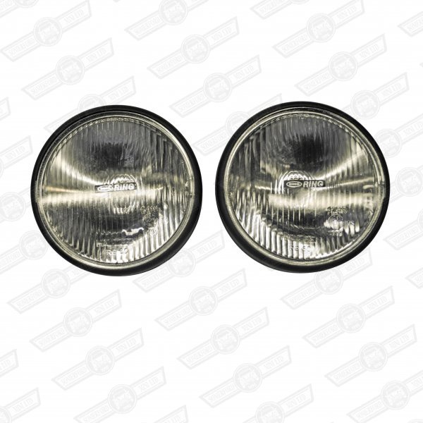 SPOT LAMP SET BLACK BUDGET-6''