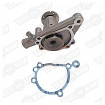 WATER PUMP-ALLOY WITH BY-PASS (cast impellor includes gasket)