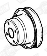 PULLEY-WATER PUMP- 4 9/16'' DIAMETER- COOPER S