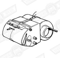 HEATER ASSY. FRESH AIR-2.8KW-METAL '84-'92