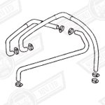 HEATER HOSE KIT- 998cc 1991-'92