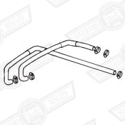 HEATER HOSE KIT-CARB. COOPER RHD 1990-'91