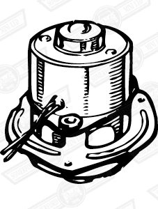 MOTOR-EXTERNAL 4KW FAN-OPTIONAL '59-'69,VAN & PICK.69-70 POS