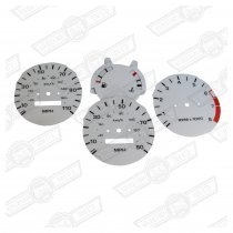 DIAL KIT- WHITE, 3 CLOCK NIPPON SEIKI INSTRUMENTS '88 ON