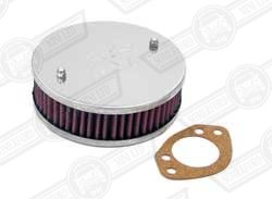 AIR FILTER-K&N ROUND HS6 1 3/4'' SU OFFSET MOUNTING HOLE