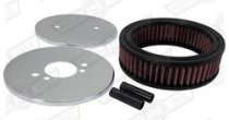 AIR FILTER-K&N ROUND, HS6 1 3/4'' SU CENTRAL MOUNTING HOLE