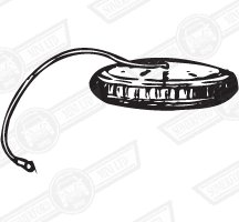 CAP-OIL FILLER-METAL-'59-'62 OPEN CIRCUIT BREATHING