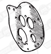 PLATE-ENGINE FRONT MOUNTING FOR DUPLEX CHAIN '69-'74