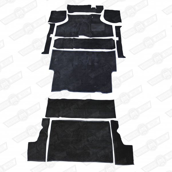 CARPET SET-CLUBMAN ESTATE DELUXE-BLACK RHD