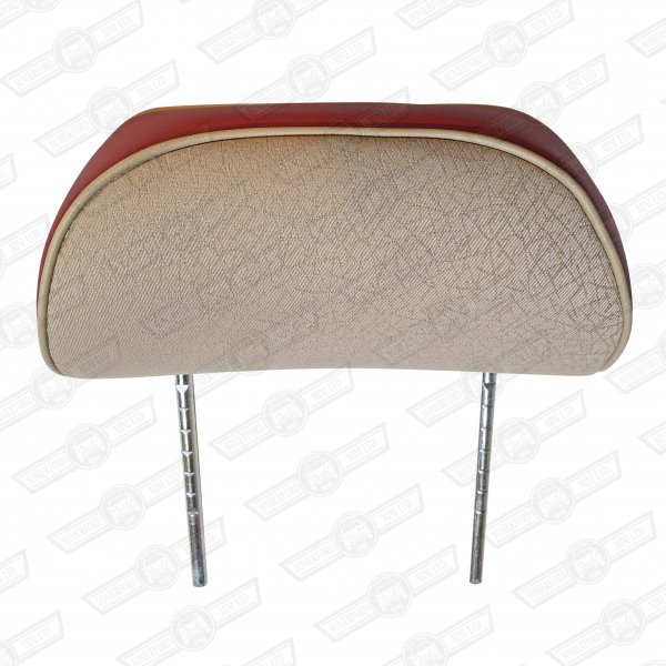 HEADREST-TWIN STALK-LSB/TARTANRED/CHOPSTICKS-2000 MINI SEVEN