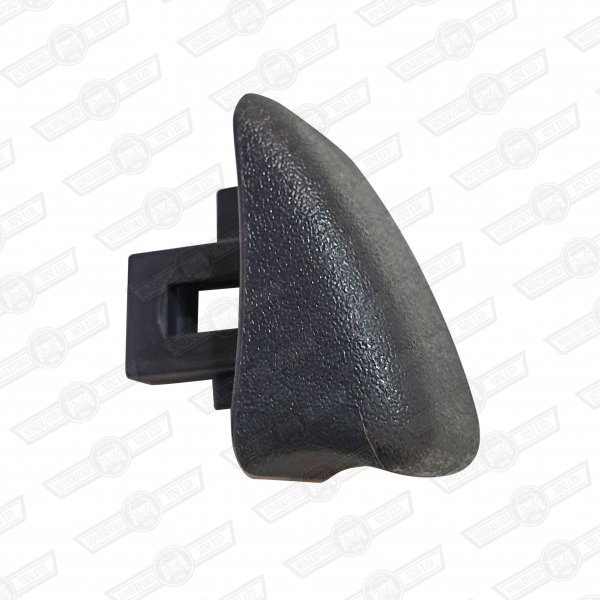 KNOB-FRONT SEAT TIP-INNER-ASH GREY(black)-'93 ON